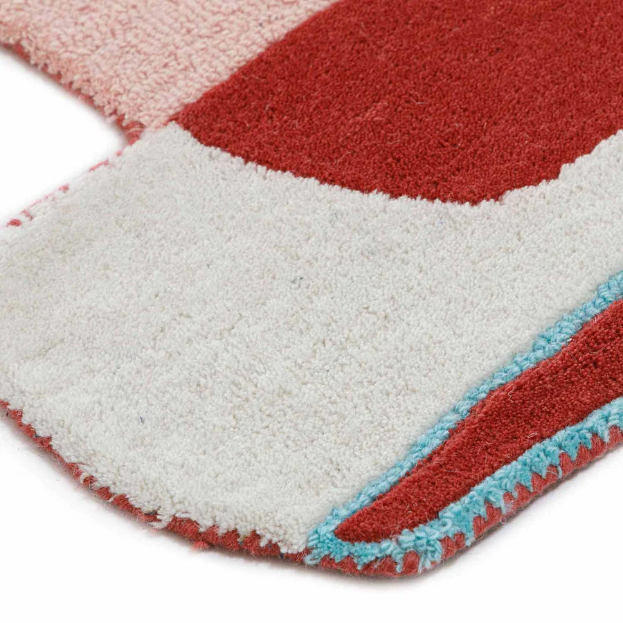 Hot Sauce Hand Tufted Wool Rug