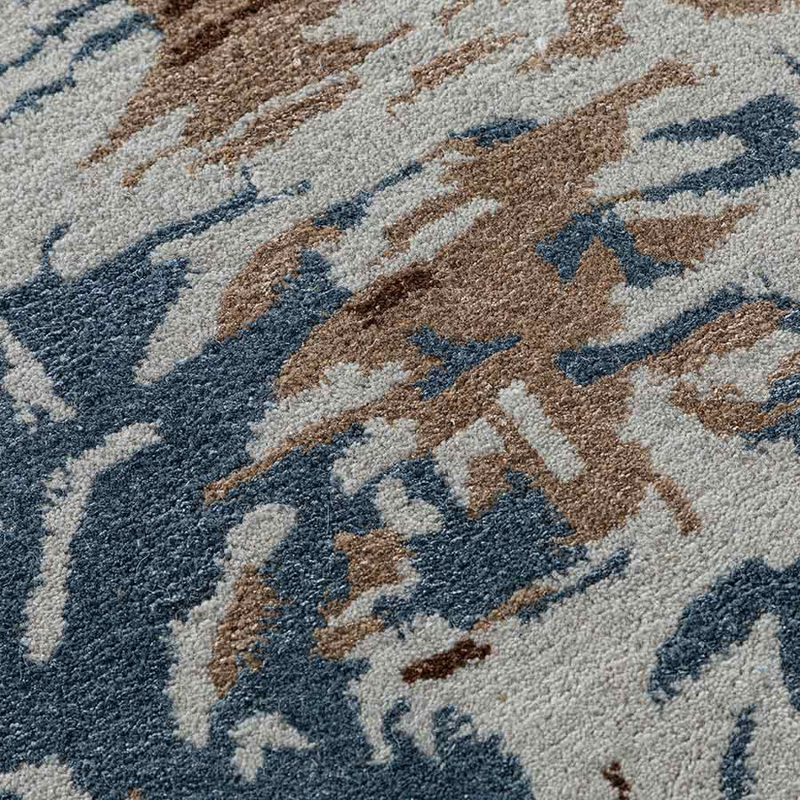 Ripple Abstract Hand Tufted Wool And Viscose Rug