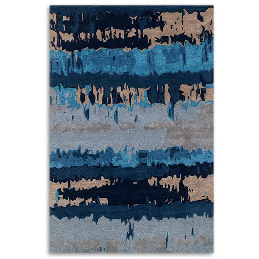 Stratum Abstract Hand Tufted Wool Rug